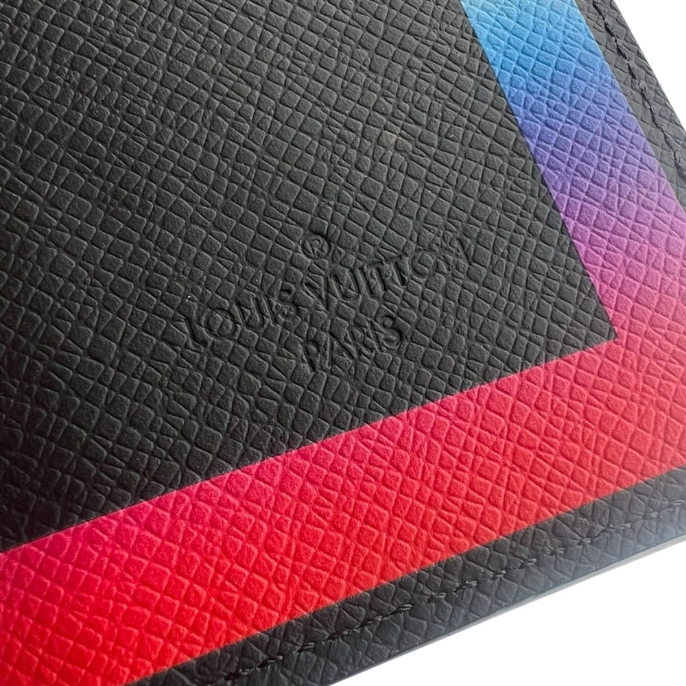 Louis Vuitton Taiga Rainbow Pocket Organizer Card Holder Wallet - Picture 7 of 7